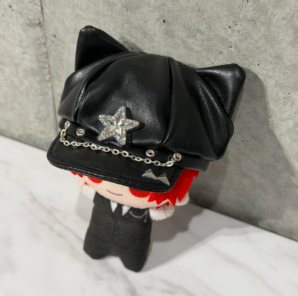 【10cm】レザーキャットキャップ（全2種）