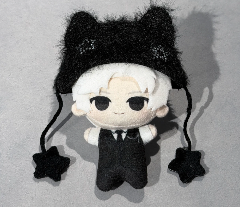 【10cm】星ストーンねこ耳ぬい帽子