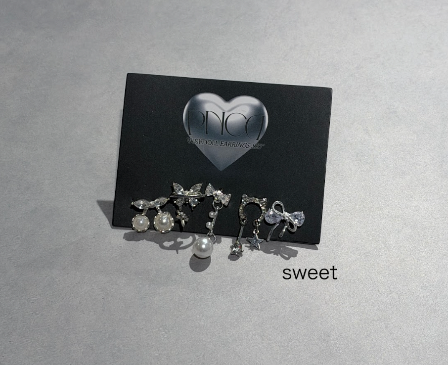 ぬいピアス（全3種）