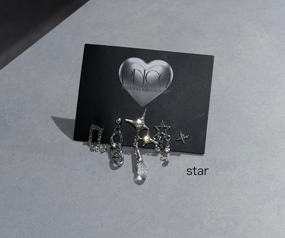 ぬいピアス（全3種）