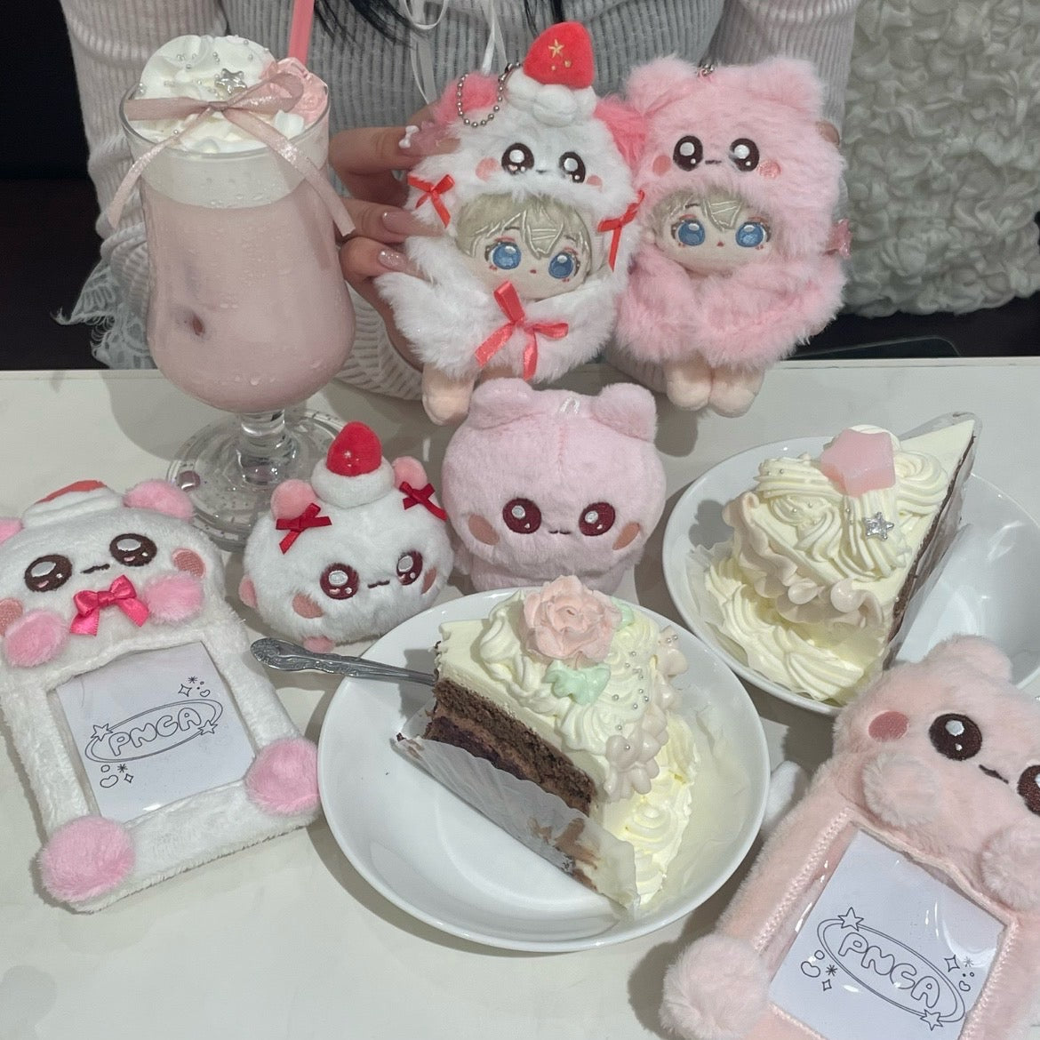 【キーリング】うちゃ&もっちりはむ 推し活シリーズ🎀 by PNCA