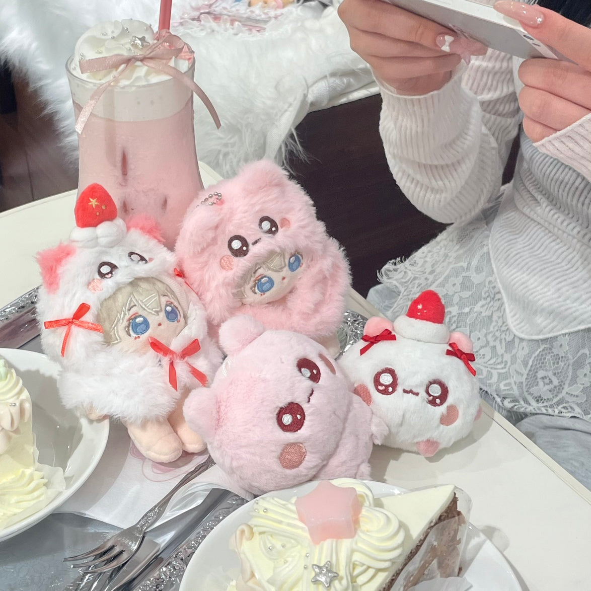 【キーリング】うちゃ&もっちりはむ 推し活シリーズ🎀 by PNCA