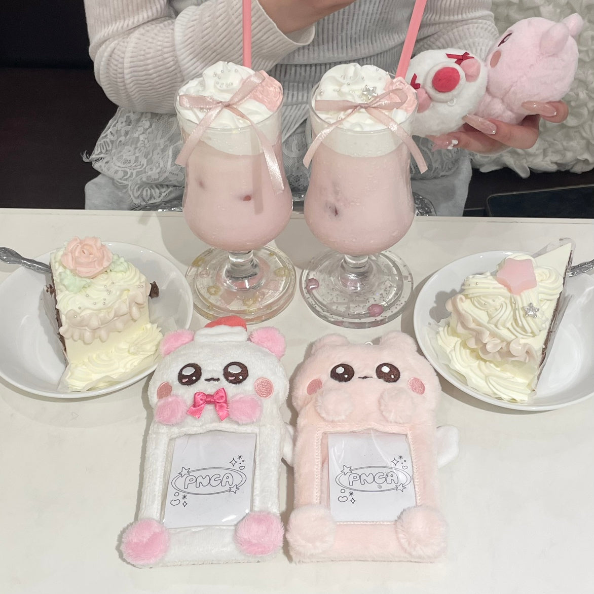 【トレカホルダー】うちゃ&もっちりはむ 推し活シリーズ🎀 by PNCA