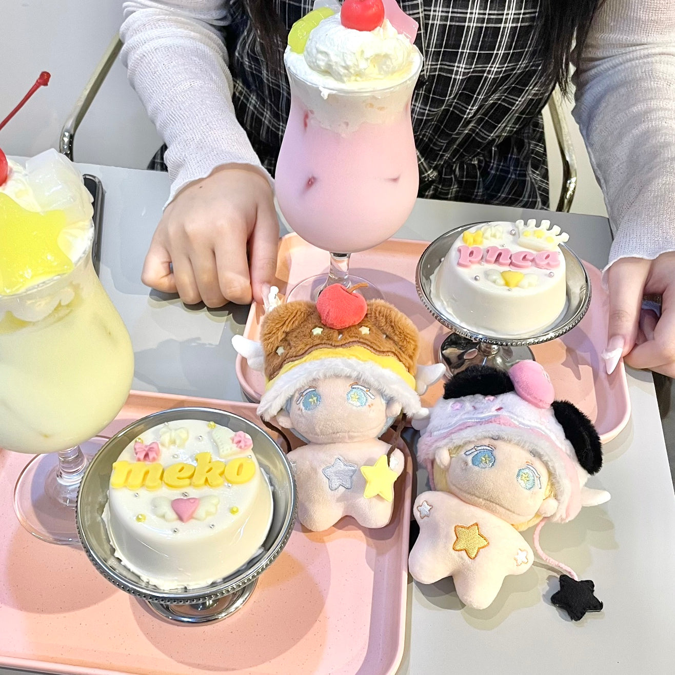 【10cmぬい服】MEKO Sweet Cafe 推し活シリーズ🍀by PNCA