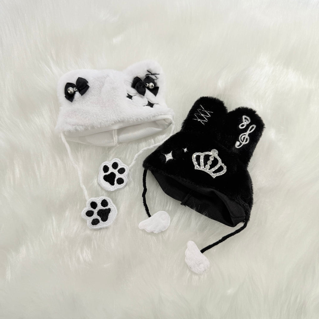 【10cmぬい服】うさおじょ&あざにゃん 推し活シリーズ🖤by PNCA