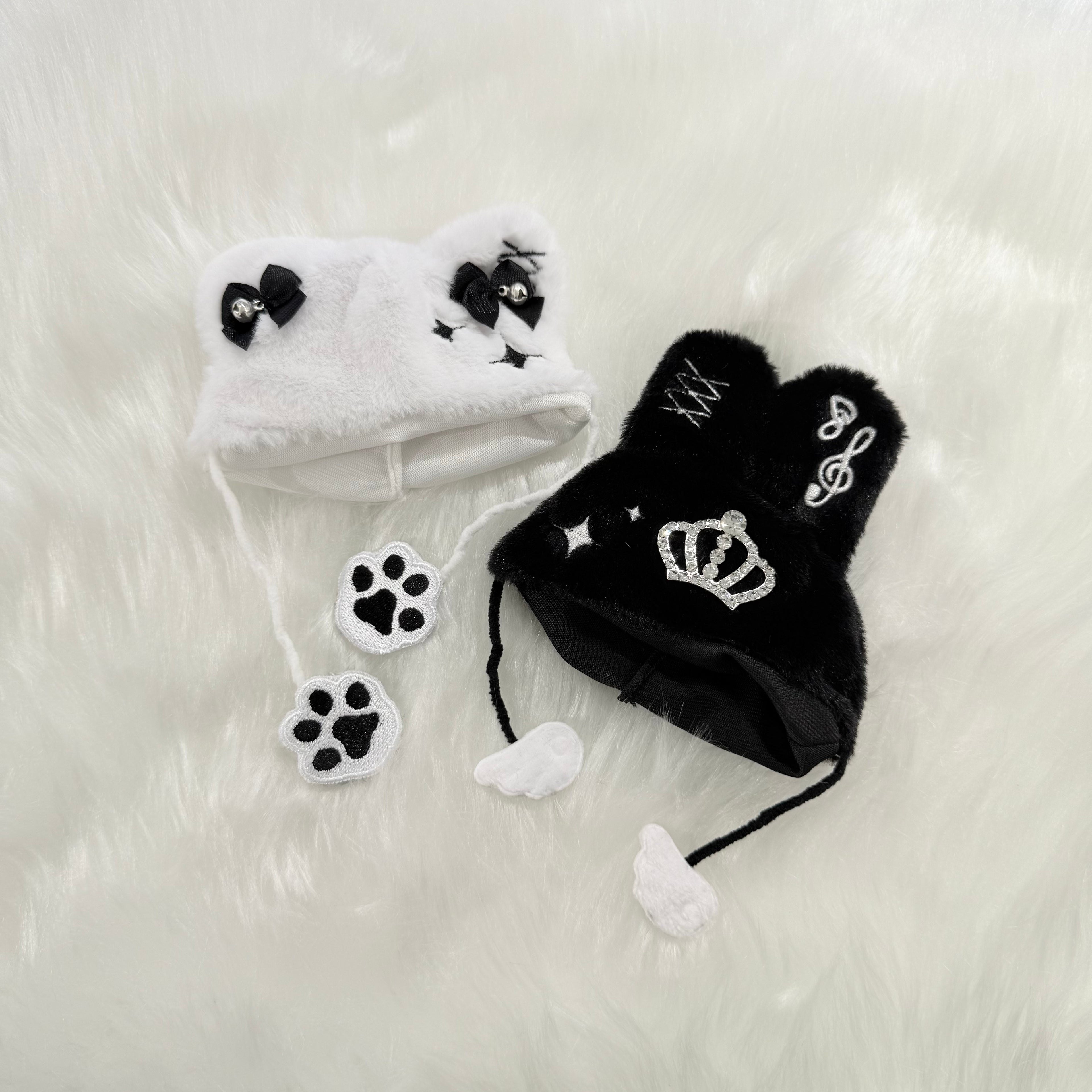 【10cmぬい服】うさおじょ&あざにゃん 推し活シリーズ🖤by PNCA