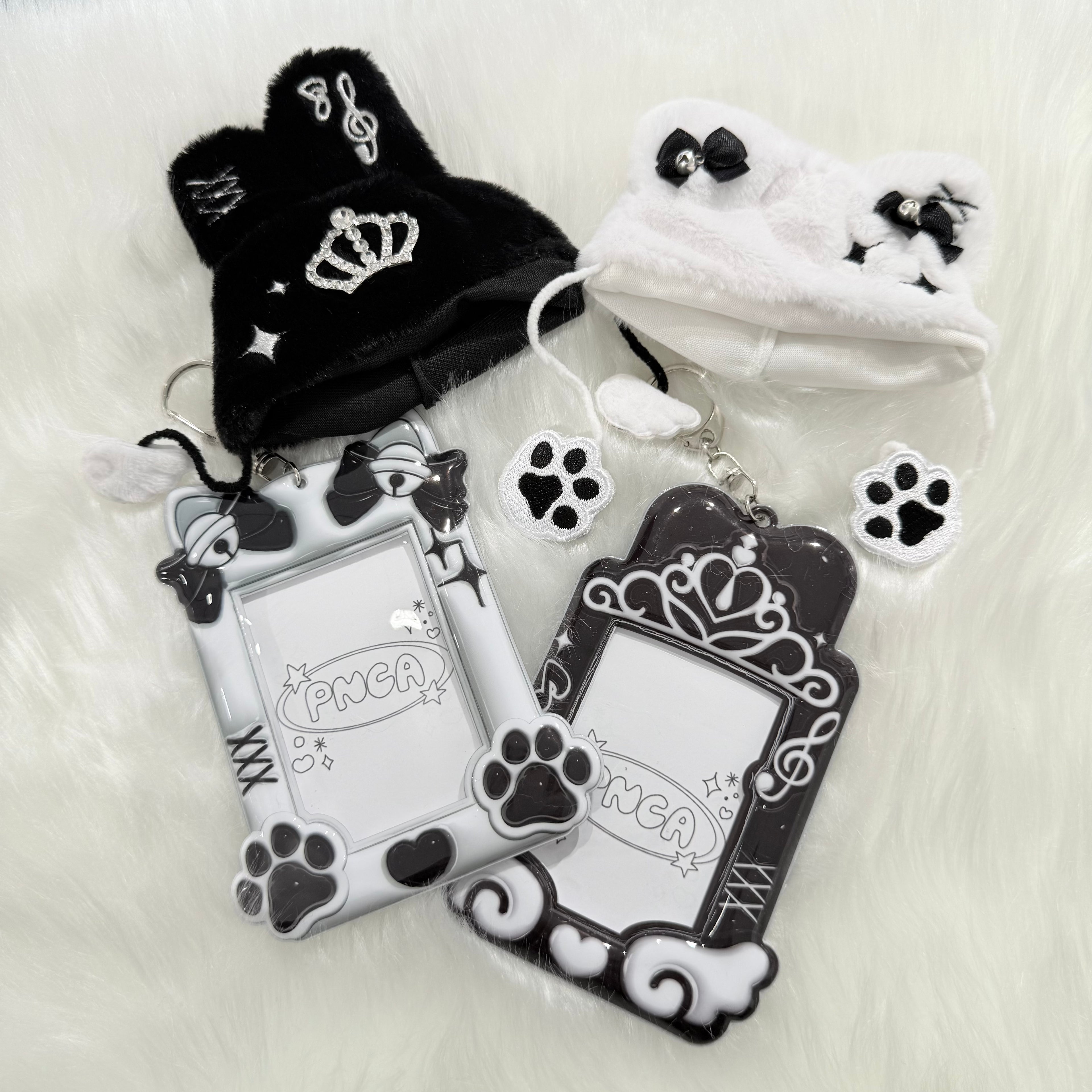 【ぷっくりトレカホルダー】うさおじょ&あざにゃん 推し活シリーズ🖤by PNCA