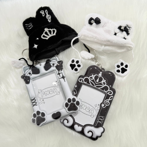 【ぷっくりトレカホルダー】うさおじょ&あざにゃん 推し活シリーズ🖤by PNCA