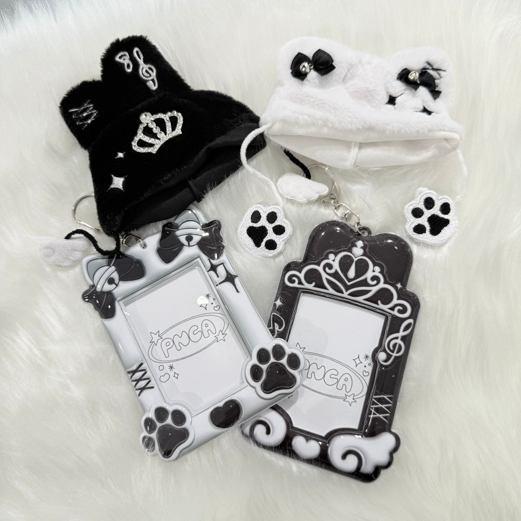 【10cmぬい服】うさおじょ&あざにゃん 推し活シリーズ🖤by PNCA