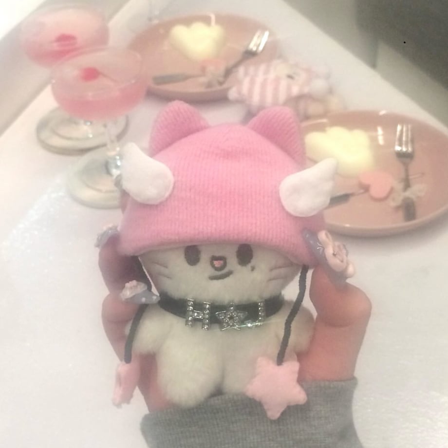 【10㎝】天使ねこぬい帽子