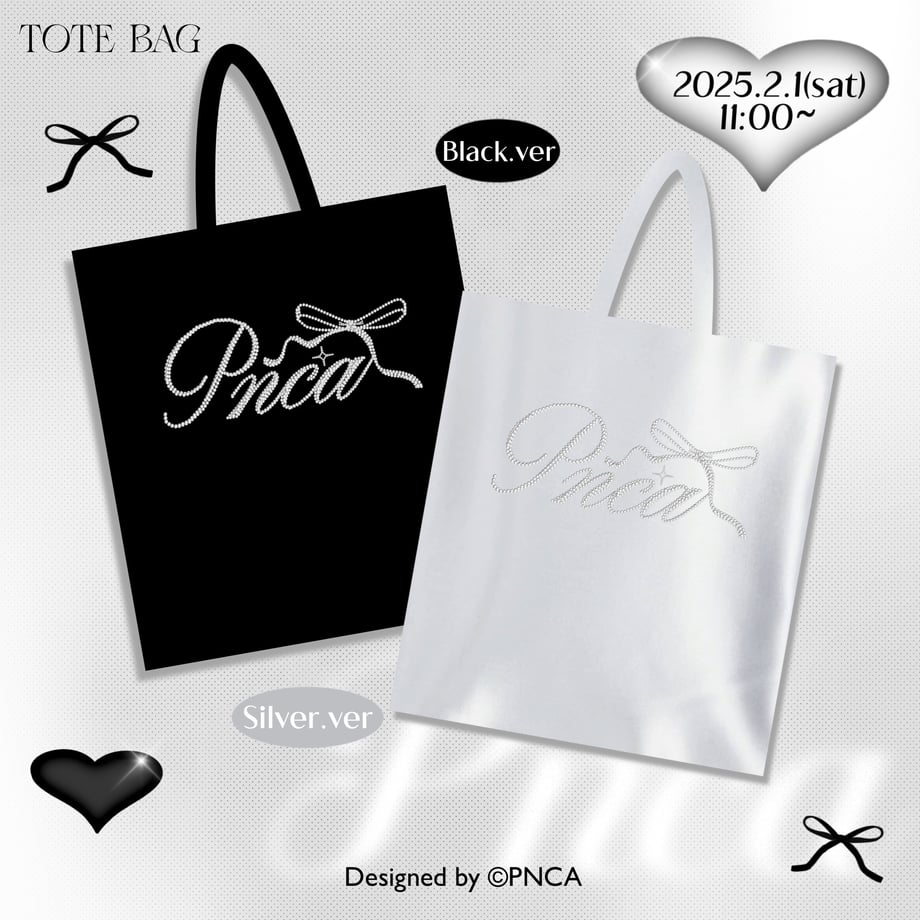 PNCAオリジナル推し活トート🎀🖤【Black】