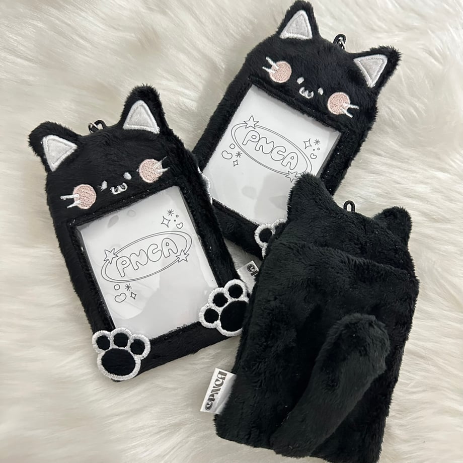 PNCAふわふわトレカホルダーくろねこ