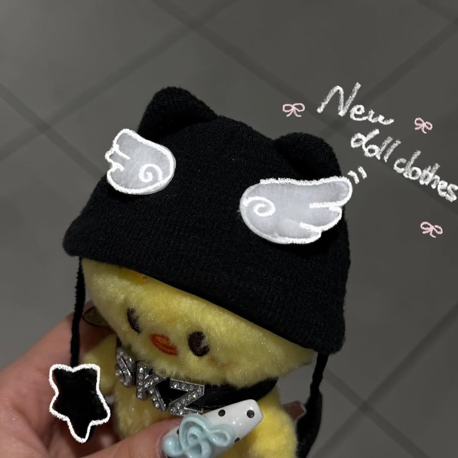 【10㎝】天使ねこぬい帽子
